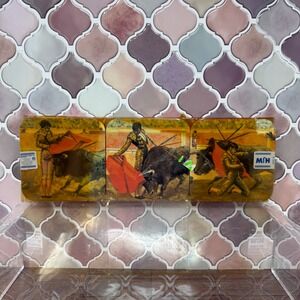 VTG Spanish Bullfighting‎ Coaster Set 6pc MFH Barcelona Spain NEW Old Stock